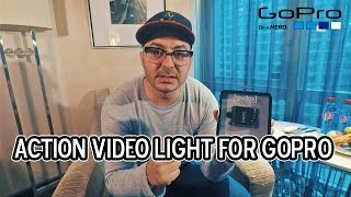 Review: QUDOS ACTION Video Light | Improve Your GoPro Low Light Footage | RehaAlev