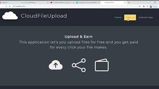 CloudFileUpload | Node.Js | MongoDB | EJS | HTML | CSS