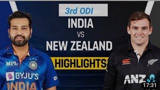 India vs New Zealand 3rd ODI Highlights 2023 | IND vs NZ 3rd ODI 2023 | India vs NZ Highlights
