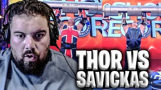 THOR VS EL HOMBRE MÁS FUERTE DE LA HISTORIA ZYDRUNAS SAVICKAS | QUIEN ES EL MÁS FUERTE?