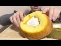 《eating sounds》ヤマザキのやわらか卵のシフォンケーキ chiffon cake