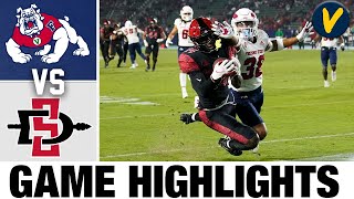 Fresno State vs #21 San Diego State | College Football Highlights