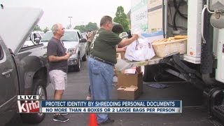 2 Works for You Problem Solvers: Shred It and Forget It event, personal document shredding in Tulsa