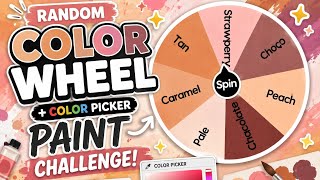 Random colour wheel and colour picker PAINTING challenge|BLOOM ENGLISH VAISHNAVI