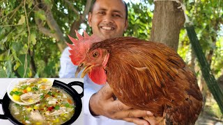 Desi Murgh Soup Recipe | Super Healthy Soup | Village Style | Desi Murgh Yakhni | Mubashir Saddique