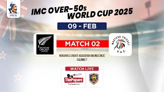 LIVE: New Zealand vs UAE - IMC Over-50s World Cup 2025