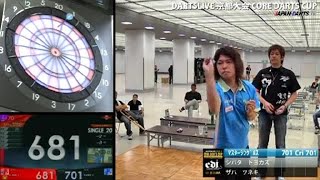 DARTSLIVE 京都大会 CORE DARTS CUP マスターシングルス 決勝 シバタ トヨカズ VS ザハ ツネキ