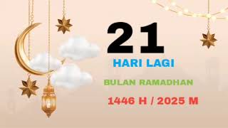 Hitung Mundur Ramadhan 2025 | 8  FEBRUARI 2025