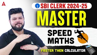 SBI Clerk Quant 2024-25 | SBI Clerk Quant Speed Maths | Quant By Siddharth Srivastava