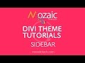 Divi Visual Builder Tutorial - How to use the Sidebar Module