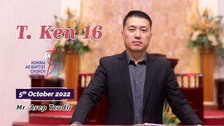 KABA 5th October, 2022 |  Bodhbar Aonung Sentep | Mr. Arep Tzudir, Pastor