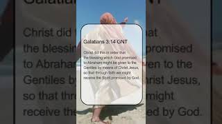 Galatians 3:13 to 14 GNT
