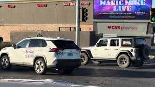 Driving in Las Vegas Rush Hour Traffic