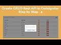 Create CRUD Rest API in Codeigniter Step by Step - 4