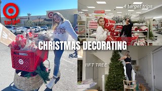 DECORATING MY NEW HOUSE FOR CHRISTMAS | shopping + decorating