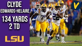 Clyde Edwards Helaire Runs Through Florida 134 Yards 2 TD