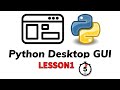 Create First GUI App - Python Customtkinter Lesson 1