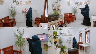 Daily Vlog IRT✨Rumah minimalis.Rutinitas ibu rumah tangga.Unboxing printilan aesthetic.Homedecor