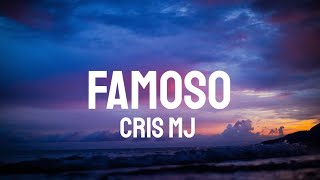 Cris Mj - Famoso (Letra/Lyrics)