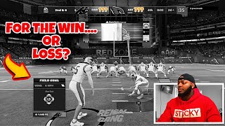 |One Of The Toughest Opponents Ive Played| | Field Goal Determines The Game|