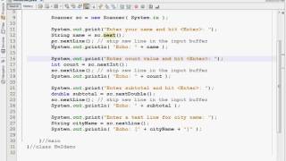 Week 04 String, Scanner, and Java API Part 8