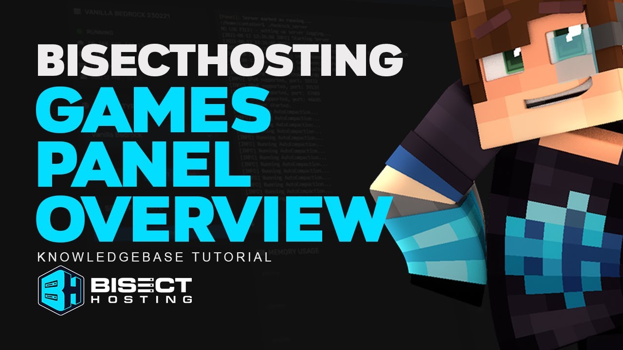 Bisecthosting Games Panel Overview Youtube