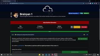 TryHackMe Brainpan Part 1