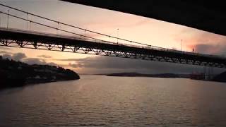 Drone footage Kristiansand Bridge