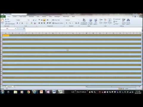 Microsoft Excel -- Best way to Automatically color alternating rows