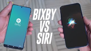 Samsung Bixby vs Apple iPhone Siri 2023 Basic Commands | Battle of Voice Assistants | S22 vs iPhone.