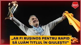 Gigi Becali, PLANURI de PLAY-OFF: „Vom SPULBERA TOT, SI PE RAPID! LEUL INTRE PITICI!”