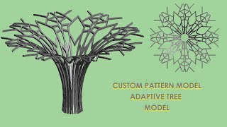 CUSTOM PATTERN MODEL IN TREE SHAPE ADAPTIVE MODEL IN REVIT