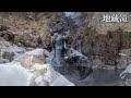 迫力ある二段の滝 地蔵滝【栃木県日光市足尾町】jizo waterfall waterfall in tochigi prefecture japan.