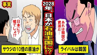 【事実】朗報！2028年、日本がサウジの10倍の原油大国に！？莫大な天然資源が埋まる「第七鉱区」をめぐる韓国とのし烈な争いとは【漫画】【マンガ動画】