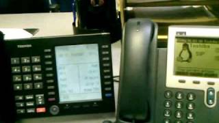 Cisco SIP phone on Toshiba CIX