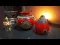 diy pot decor kundan work at home decorating u0026 painting for pooja decor ideas