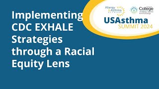 Implementing CDC EXHALE Strategies through a Racial Equity Lens