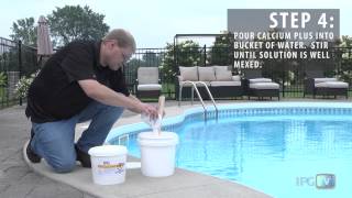 How to add calcium to your swimming pool