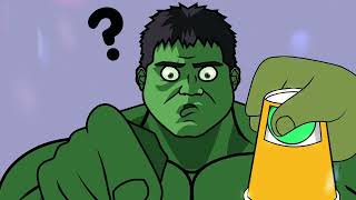 HULK 2003 and PROFESSOR HULK tricks animation