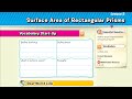 Grade 6, course 1, chapter 10, lesson 3, surface area of rectangular prism