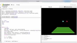 Vpython - Free fall