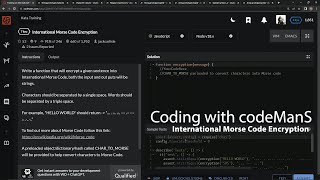 Codewars 7 kyu International Morse Code Encryption Javascript