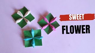 Very cute origami flower // delicate paper flower