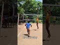 500 challenge warmup shot✌👌💯 irfan vs katta surya#volleyball#mrtamilvolley#spike#shorts