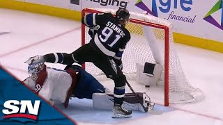 Steven Stamkos Finishes A Long Stretch Pass From Nikita Kucherov For A Gorgeous Goal