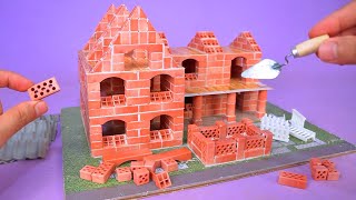 Amazing Mini House Construction made with Mini Bricks