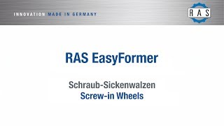 Sickenmaschine EasyFormer: Schraubsickenwalzen | Swaging Machine EasyFormer: Screw-in wheels