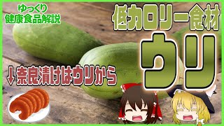 【ゆっくり解説】低カロリーで食べやすい！ウリの栄養についてゆっくり解説！