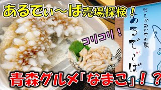 【ハマの駅】「はしかみハマの駅あるでぃ～ば」売場探索＆青森グルメなまこを捌く（階上グルメ）