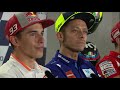 Press Conference tension between Marquez and Rossi   MotoGP™